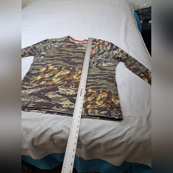 Nike Tiger Camouflage Cotton Long Sleeve Mens  Shirt Size XXL - Picture 11 of 12